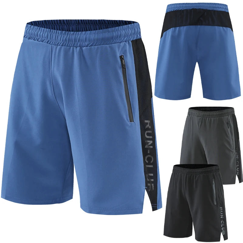 Men’s Quick-Dry Running Shorts with Zipper Pockets | Gym, Training, & Casual Fitness