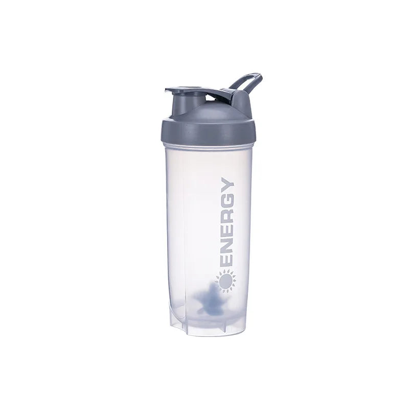 500/700ml Sports Protein Shaker Bottle – Portable Juice Cup for Outdoor Travel & Fitness