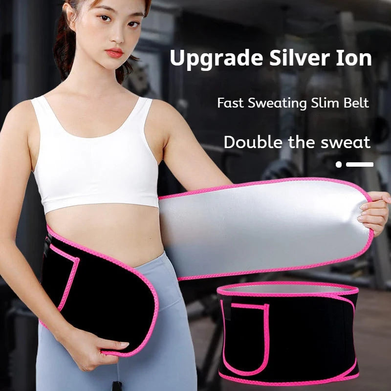 Waist Trainer Slimming Belt for Men & Women – Gym Fitness Cincher Body Shaper for Weight Loss