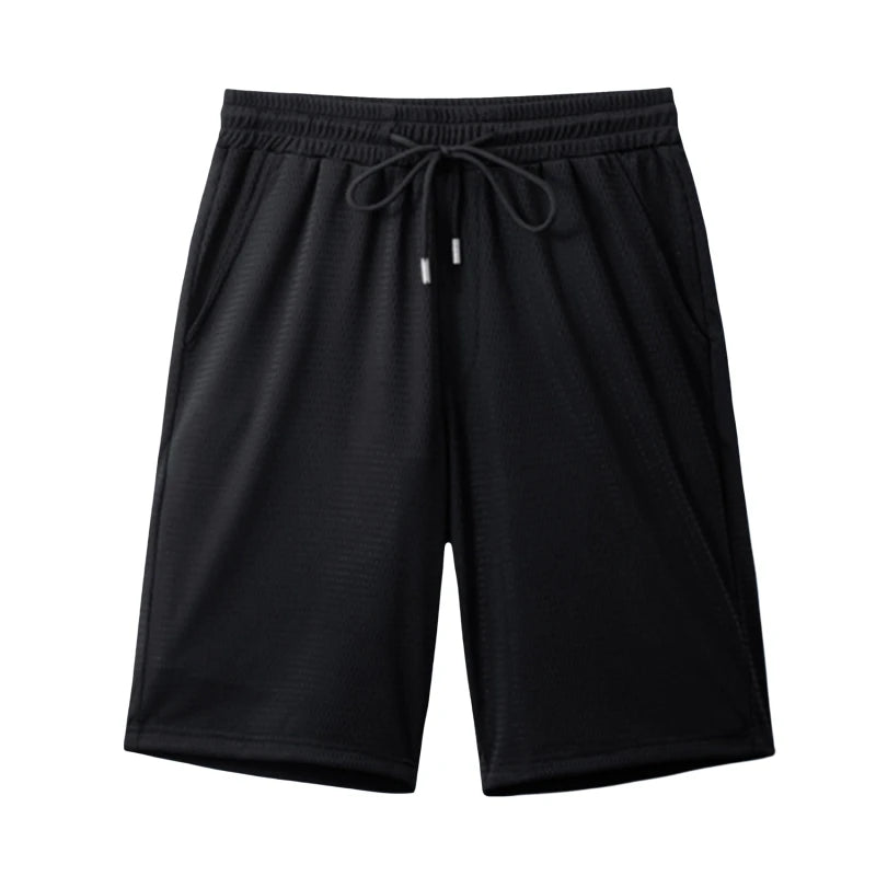 New Summer Men's Mesh Gym Shorts | Loose-Fit Casual Outdoor Fitness Shorts | Solid Colour Sweatpants