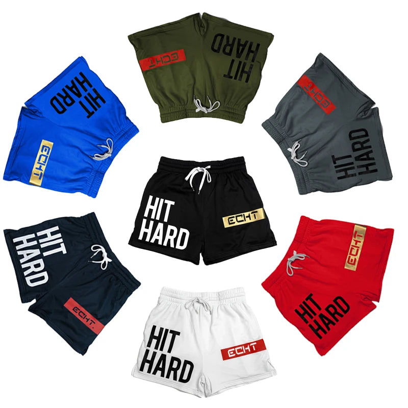 Men’s Summer Sport Shorts | Black Mesh Gym Running Workout Shorts | Quick-Dry Training Pants