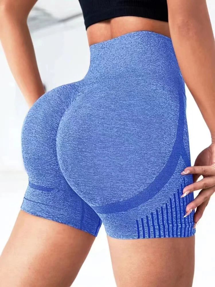 High-Waist Women's Yoga Shorts | Butt-Lifting Fitness Gym Shorts for Yoga, Running, & Workouts